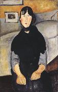 Amedeo Modigliani Young Woman of the People (mk39) USA oil painting artist